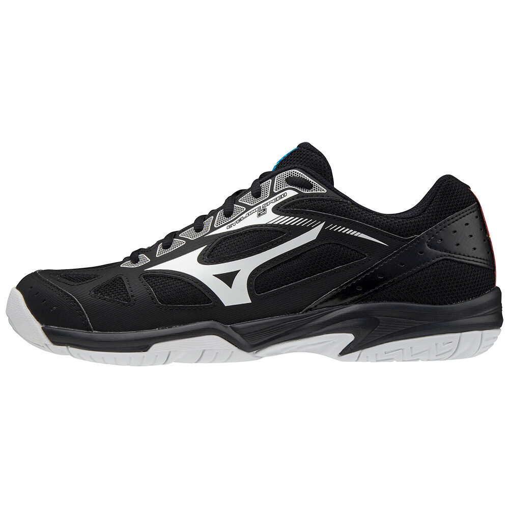 Zapatillas Voleibol Mizuno Cyclone Speed 2 Hombre Negras/Blancas/Azules Comprar LNRS-93874